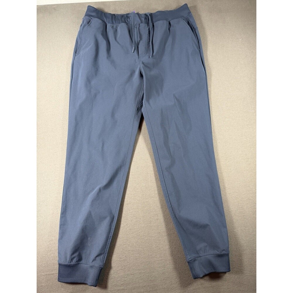Rhoback Delta Performance Joggers Mens XL Slate Blue Cuff Athletic Pants